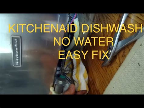 Reasons And Solutions Of Kitchenaid Dishwasher No Water
