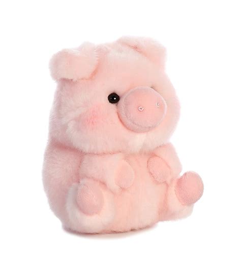 Aurora World 16833 Rolly Pet Prankster Pig Plush 5 Pink Item