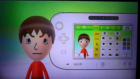 Wii U Mii Creator Youtube