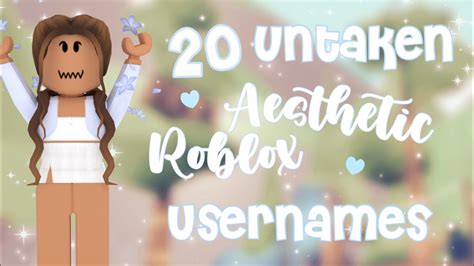 Aesthetic Roblox Usernames ~ 2020 Untaken Usernames Soft Girl