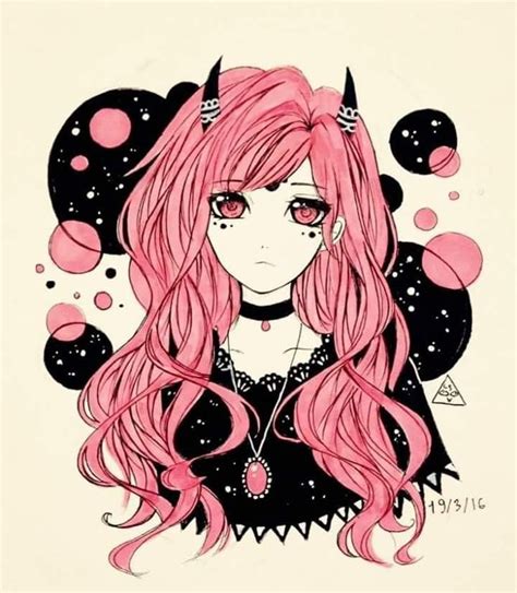 Pin By Hawnix On ₳Ɽ₮ Anime Art Gothic Anime Pastel Goth Art