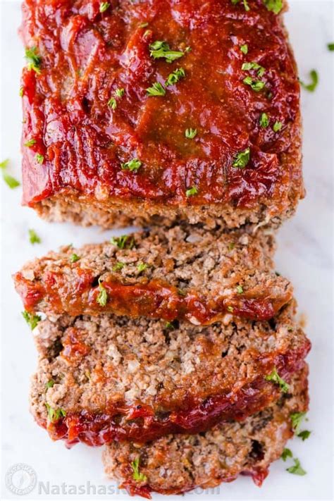 How to cook christmas dinner for 6 on a $75 budget. Meatloaf Recipe with the Best Glaze - NatashasKitchen.com