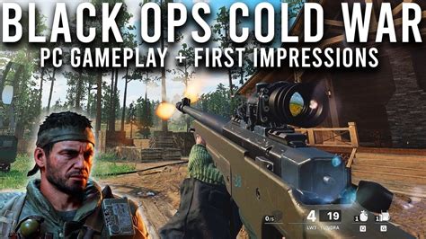 Call Of Duty Black Ops Cold War Pc Gameplay And Impressions Youtube
