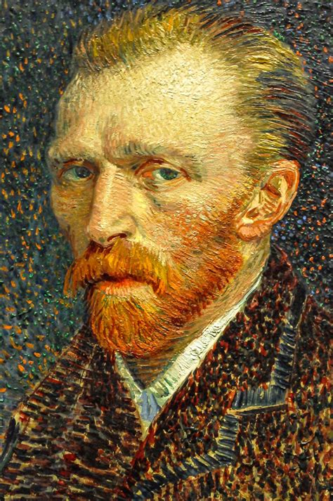 Vincent Van Gogh Self Portrait 1887 At Art Institute Of Chicago Il