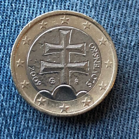 Coin 1 Euro Slovakia 2009 Etsy