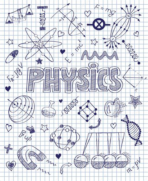 Hand Drawn Physics Set — Stock Vector © Meon 96038892