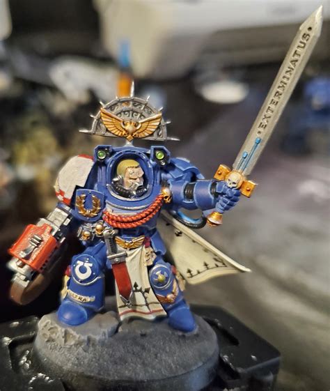 Warhammer Space Marine Captain In Terminator Armor Candc Welcome And