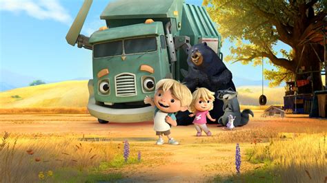 Six Year Old Hank And His Best Pal A Giant Trash Truck Explore The