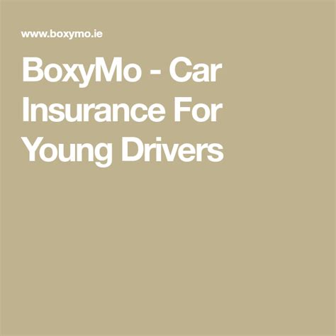 This is why car insurance for high risk drivers in nova scotia may be more expensive. BoxyMo - Car Insurance For Young Drivers | Car insurance, Cheap car insurance, Insurance