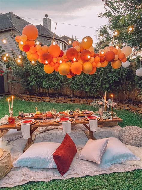 A Backyard Bohemian Dinner Party Life By Leanna Backyard Dinner