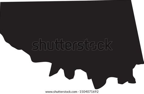 Map Sequoyah County State Oklahoma Stock Vector Royalty Free