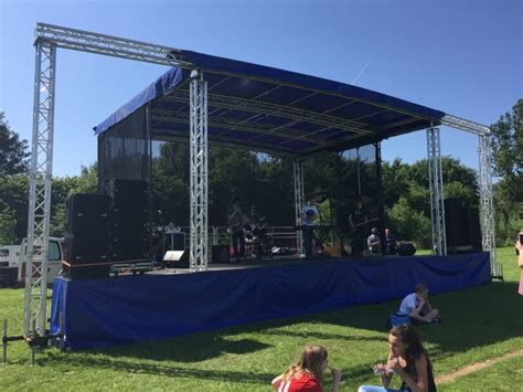 Outdoor Stage Hire From Dj Gear Hire Manchester Cheshire And The North