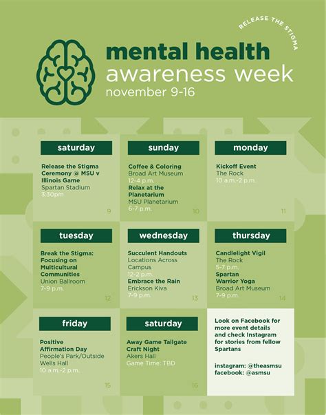 Mental Health Awareness Week Asmsu