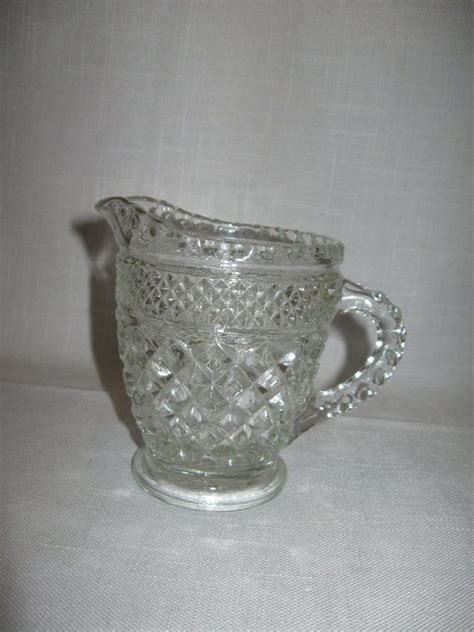 Anchor Hocking Glass Wexford Pattern Creamer 1967 2000 Etsy Wexford Anchor Hocking