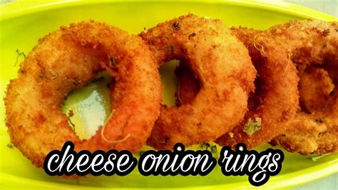 Cheese Onion Rings Youtube