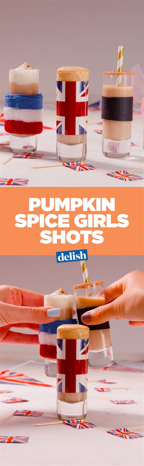 These Pumpkin Spice Girls Shots Are Exactly What Your Fall Squad Needs Pumpkin Spice Shot