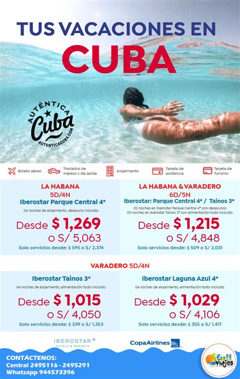 Paquetes A Cuba Desde Perú Full Viajes Peru