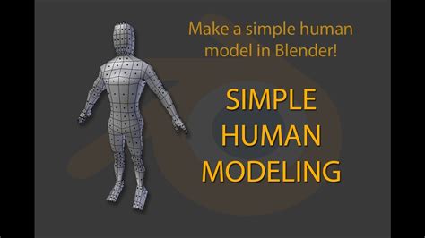 3d Model A Person Easily In Blender Youtube