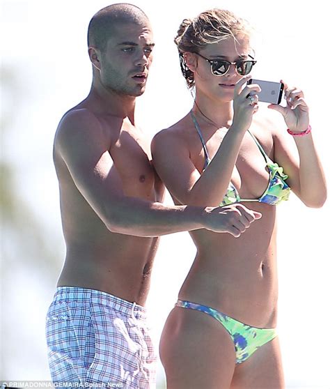 The Wanted S Max George And Nina Agdal Farewell Luxurious Barbados