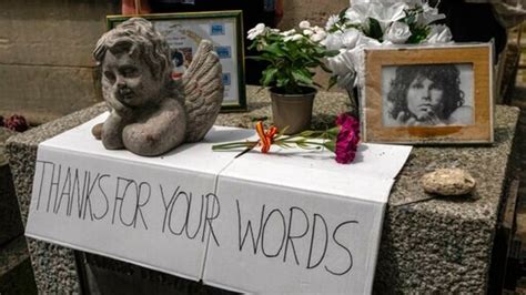 Jim Morrison Honored By Fans In Paris 50 Years After His Death