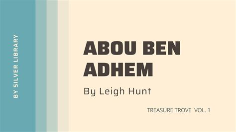 Abou Ben Adhem Treasure Trove Workbook Answers Class 9 And 10