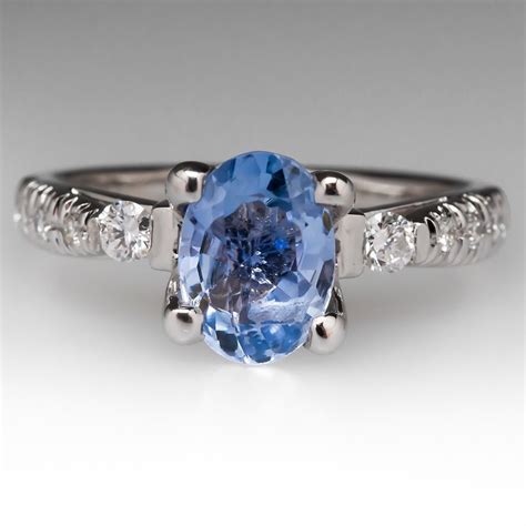 16 Carat Light Blue Sapphire Ring Sapphire Engagement Ring Blue