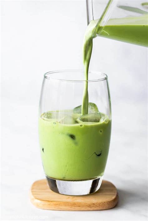 Matcha originates from japan and is traditionally used in ceremonies. Blender Iced Matcha Latte - Delightful Plate