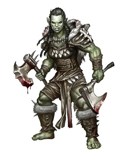 dungeons and dragons orcs and half orcs inspirational album on imgur female character concept
