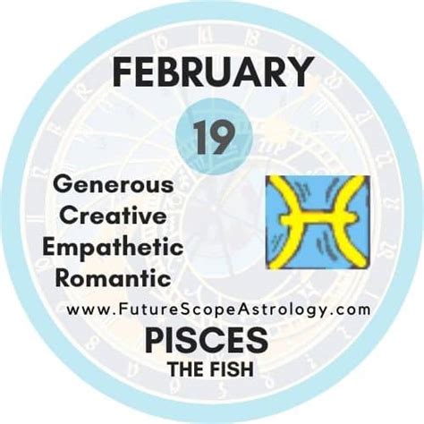 February 19 Zodiac Pisces Birthday Personality Birthstone
