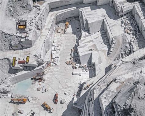 Aerial Views Of The Carrara Marble Mines By Bernhard Lang Aerial