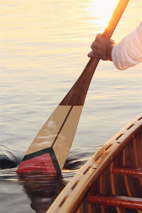 Handcrafted Artisan Painted Canoe Paddles