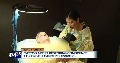 tattoo artist helps breast cancer survivors
