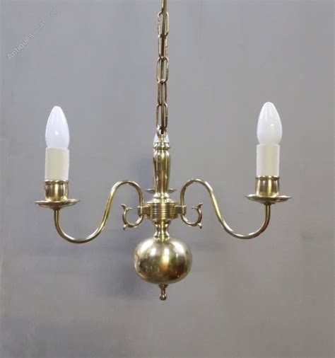 Antiques Atlas Dutch Style Brass Chandelier Two Available