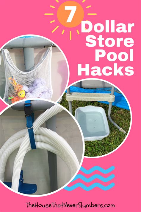 7 Cheap And Easy Dollar Store Pool Hacks The House That Never