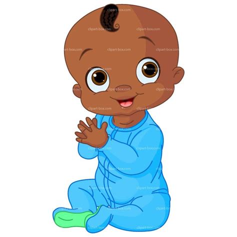 Clipart Black Baby Boy Royalty Free Vector Design Baby Clip Art