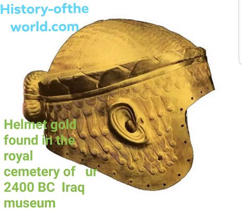 Iraq Cemetery Helmet Museum Royal History Hats Gold Historia