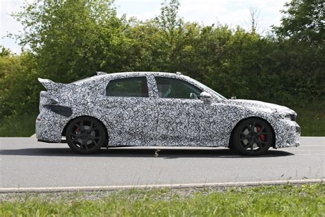 2022 Honda Civic Type R Spy Photos Preview The All New Civic Hatchback