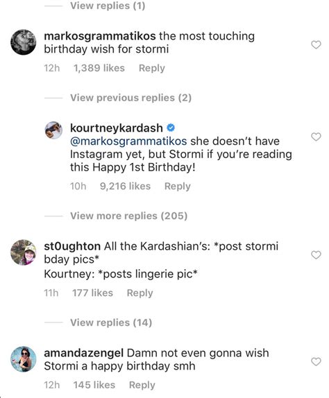 Kourtney Kardashian Claps Back At Ig Trolls Who Think She Ignored Her Niece Stormi S Birthday