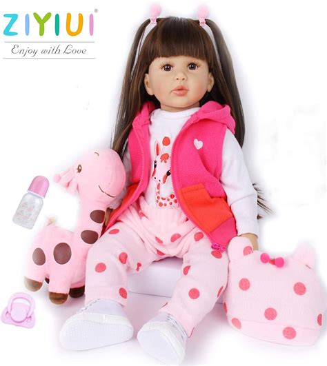 Ziyiui Reborn Dolls Toddler 24 Inch 60cm Realistic Baby Dolls Soft