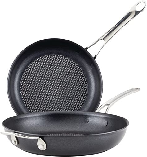 Anolon X Hybrid Nonstick Induction Frying Pansskillet Set 10 Inch And