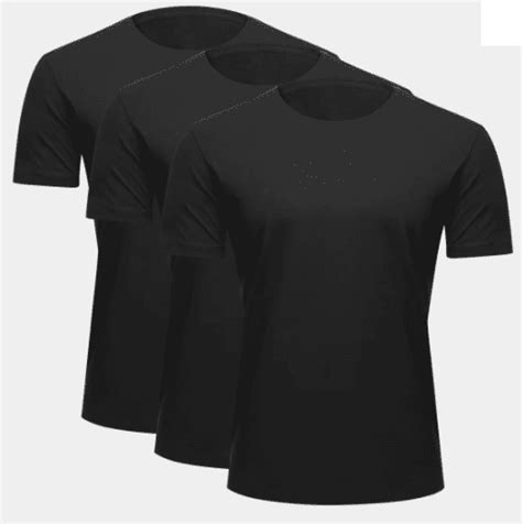 Camiseta Dry Fit Para Sublimação Preta Pampa Tech