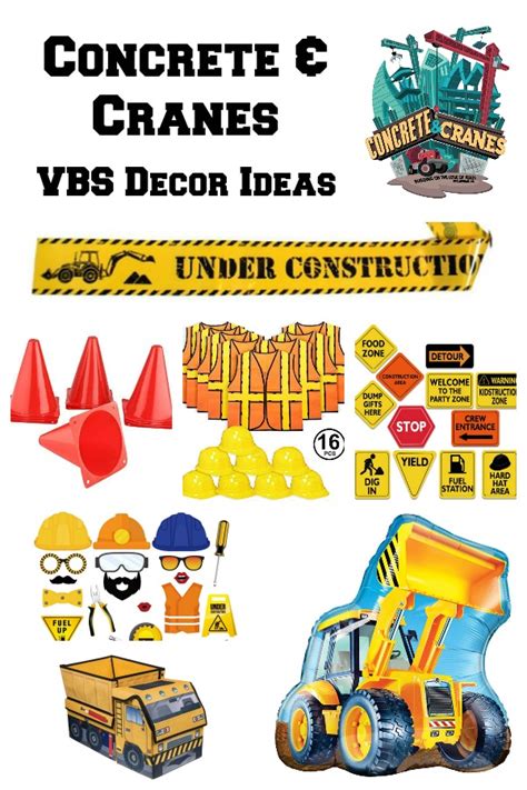 Concrete & Cranes VBS Decor Ideas - Southern Made Simple