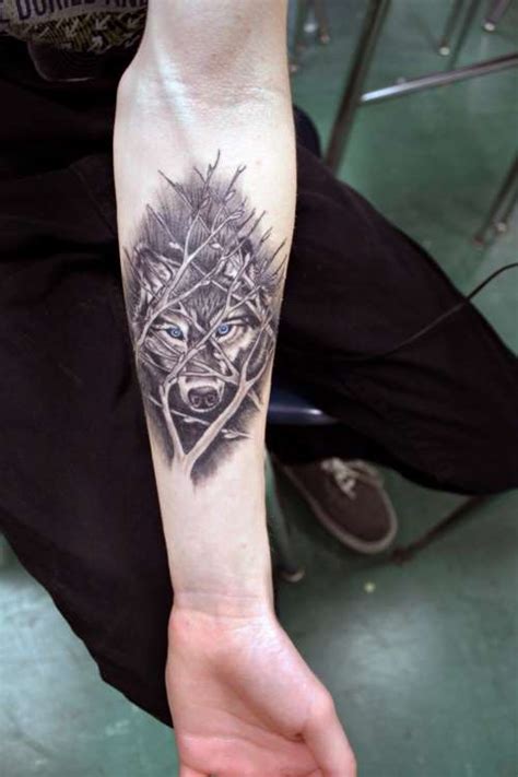 Wolf Forearm Tattoo Designs Ideas And Meaning Tattoos