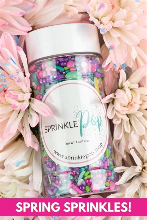 Shop Spring Sprinkle Mixes Sprinkles Paper Butterflies Wafer Paper