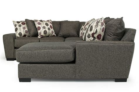 Oracle Tux Loveseat Chaise Sectional In Titanium Right Facing Mor