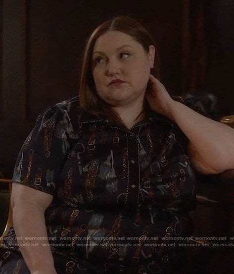 Wornontv Gigi’s Belt Print Jumpsuit On Monarch Beth Ditto Clothes And Wardrobe From Tv
