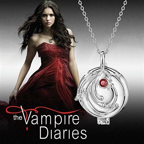 Neoglory Elenas Vervain Pendant Necklace Locket The Vampire Diaries