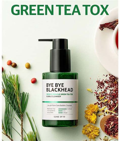 → provides intensive blackhead care. SOMEBYMI Bye Bye Blackhead 30 Days Miracle Green Tea Tox ...
