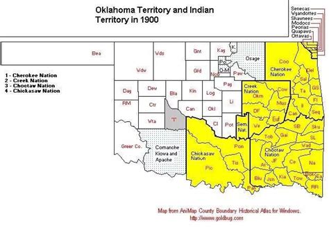 Old Oklahoma Oklahoma History Creek Nation Chickasaw Nation