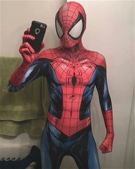 Marvel Ultimate Spiderman Spider Man Cosplay Costume Jumpsuit Tight Suit Zentai Ebay